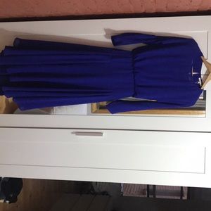 Maxi dress blue electric